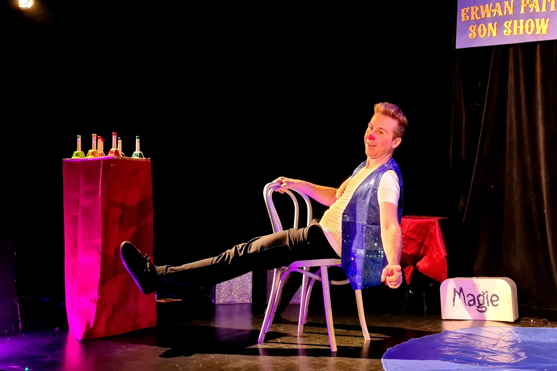 Erwan fait son show - spectacle pour enfants - Sur Mesure Spectacles
