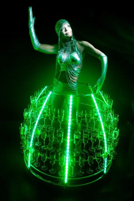 Robe à champagne - Sur Mesure Spectacles
