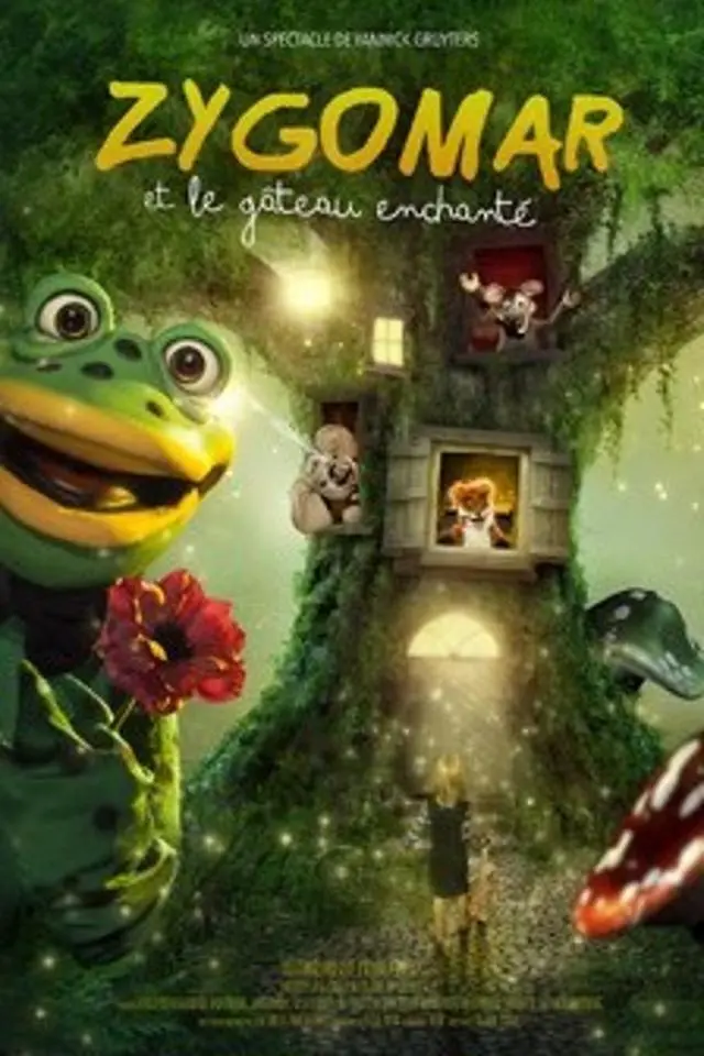 Zygomar et le gâteau enchanté - Affiche spectacle pour enfants - Sur Mesure Spectacles