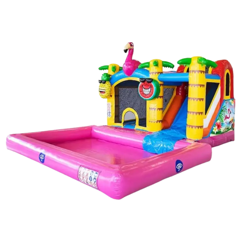 flamant rose -Structures gonflables Sur Mesure Spectacles