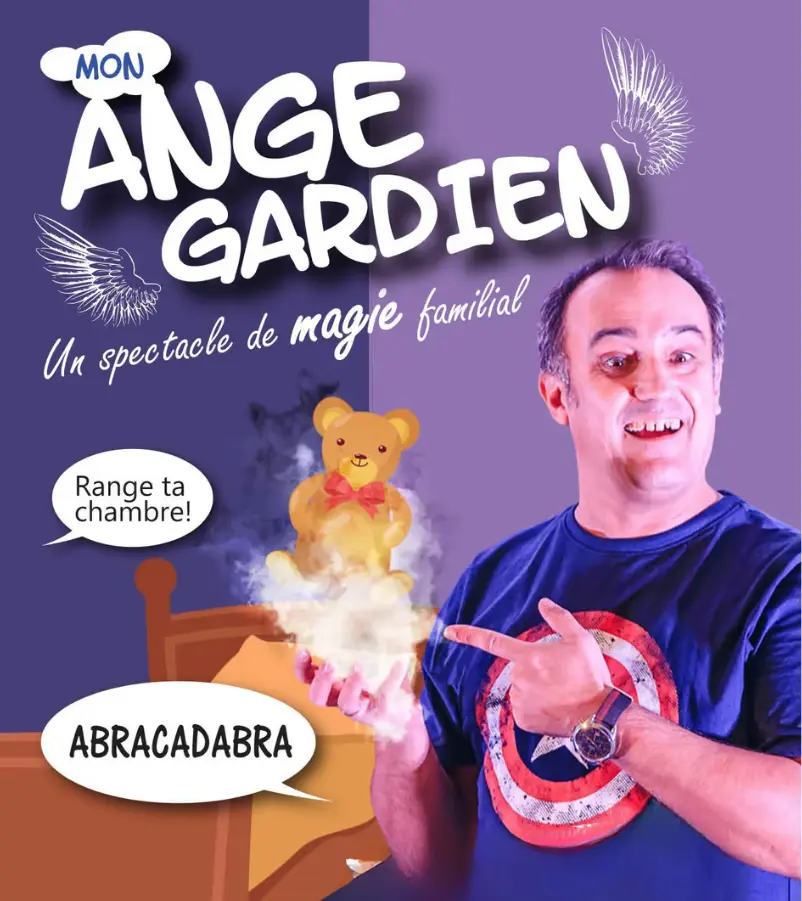 Mon ange gardien - Affiche spectacle pour enfants - Sur Mesure Spectacles