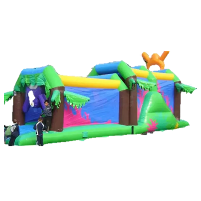 Parcours jungle - Structures gonflables Sur Mesure Spectacles