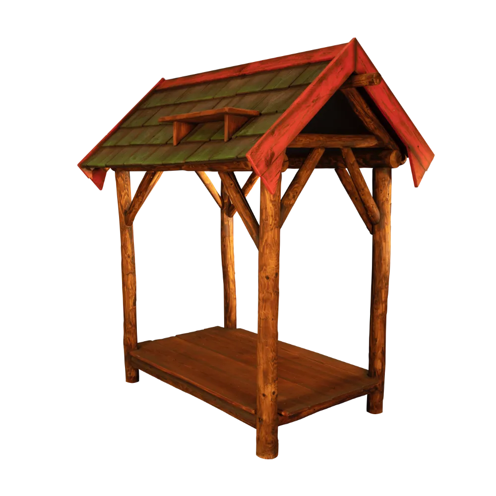 Maison en bois - Automate - Sur Mesure Spectacles

