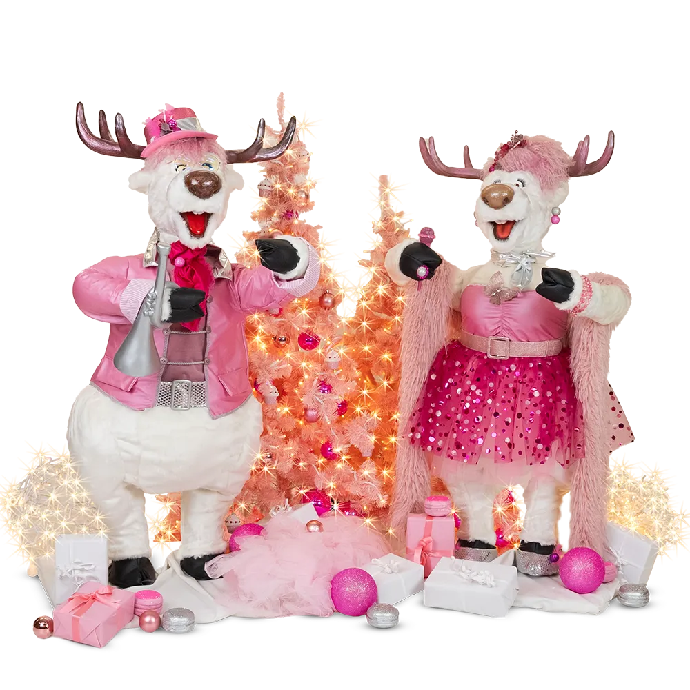 Le groupe Pink Peppermint - Automates - Sur Mesure Spectacles
