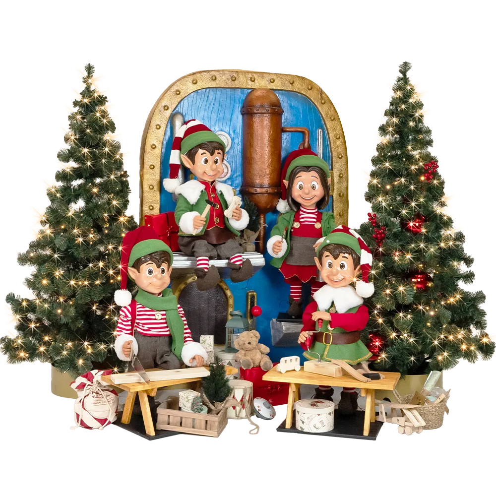 L'usine de jouets du Père Noël - Automates - Sur Mesure Spectacles
