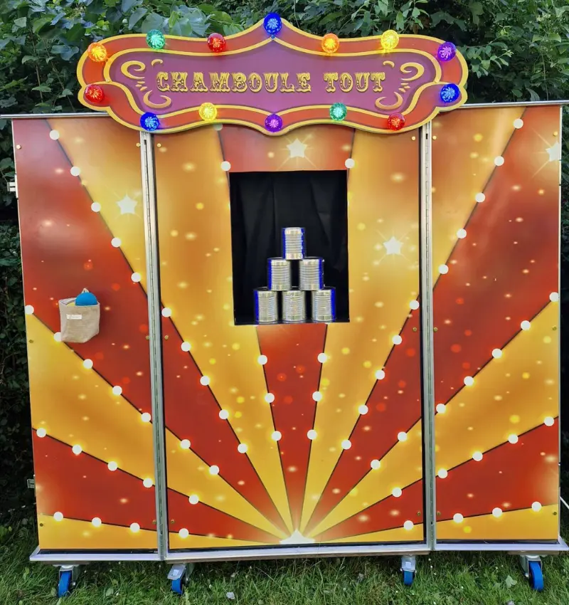 Chamboule tou - Jeux forains - Sur Mesure Spectacles
