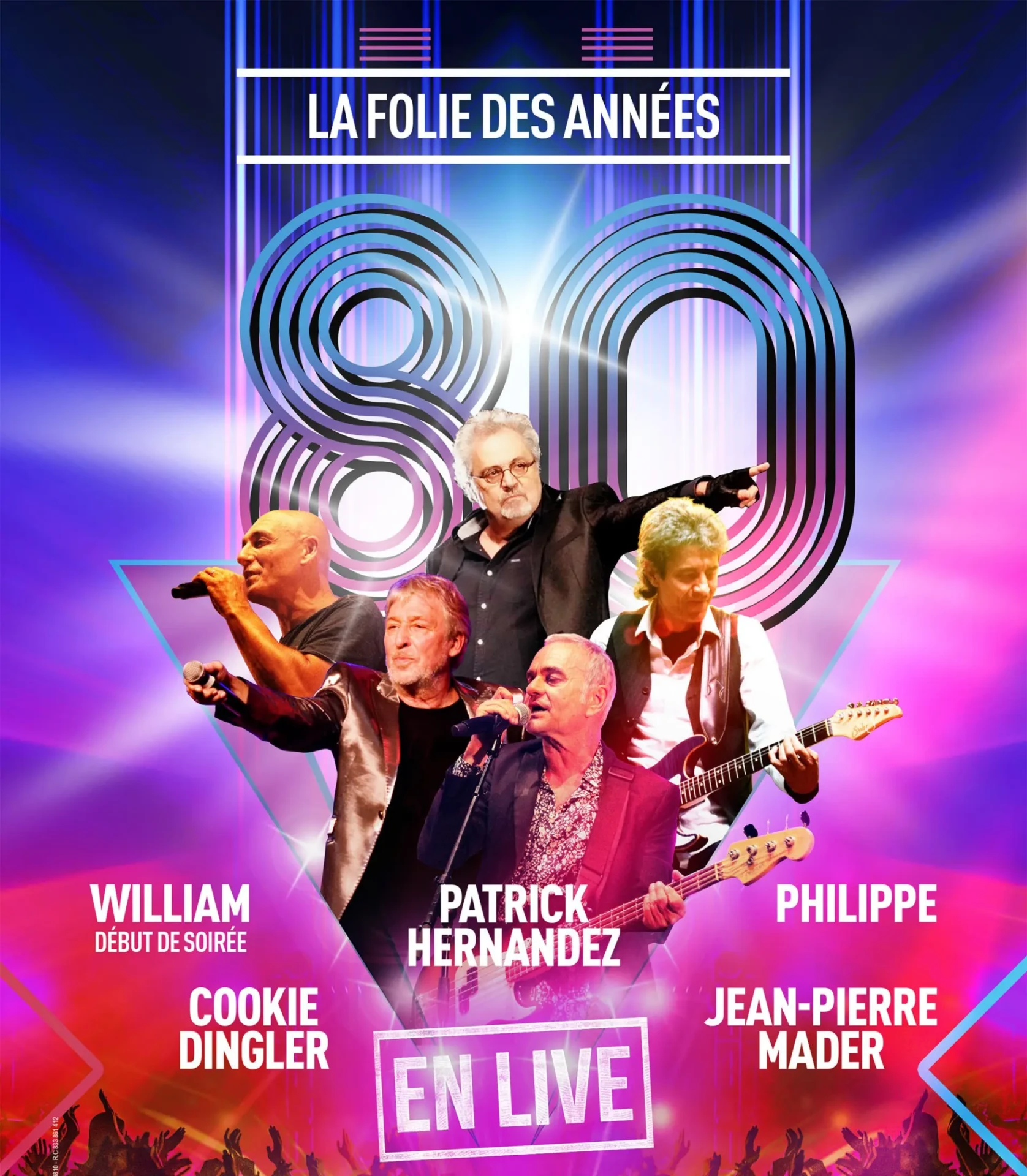 La Folie des années 80 - Plateaux concert années 80/90  - Sur Mesure Spectacles
