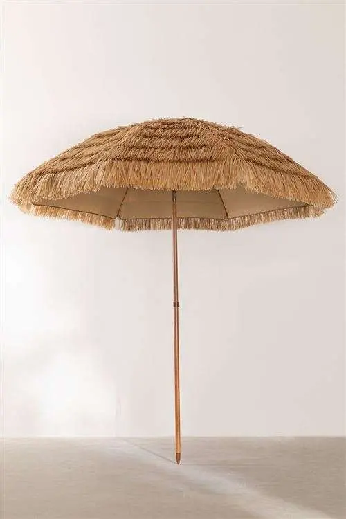 Parasol frange Hawai - Location mobilier & décorations - Sur Mesure Spectacles