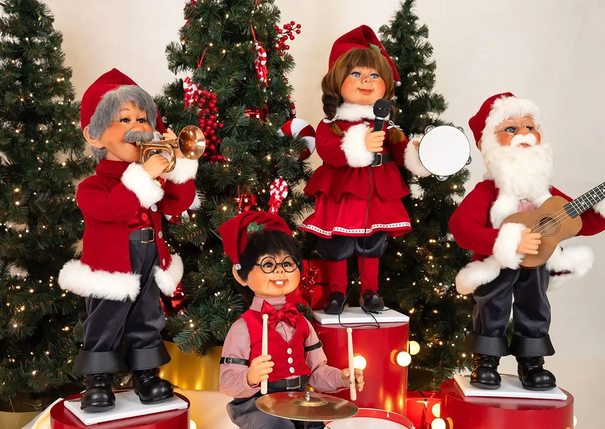 Groupe de Noël - Automates - Sur Mesure Spectacles