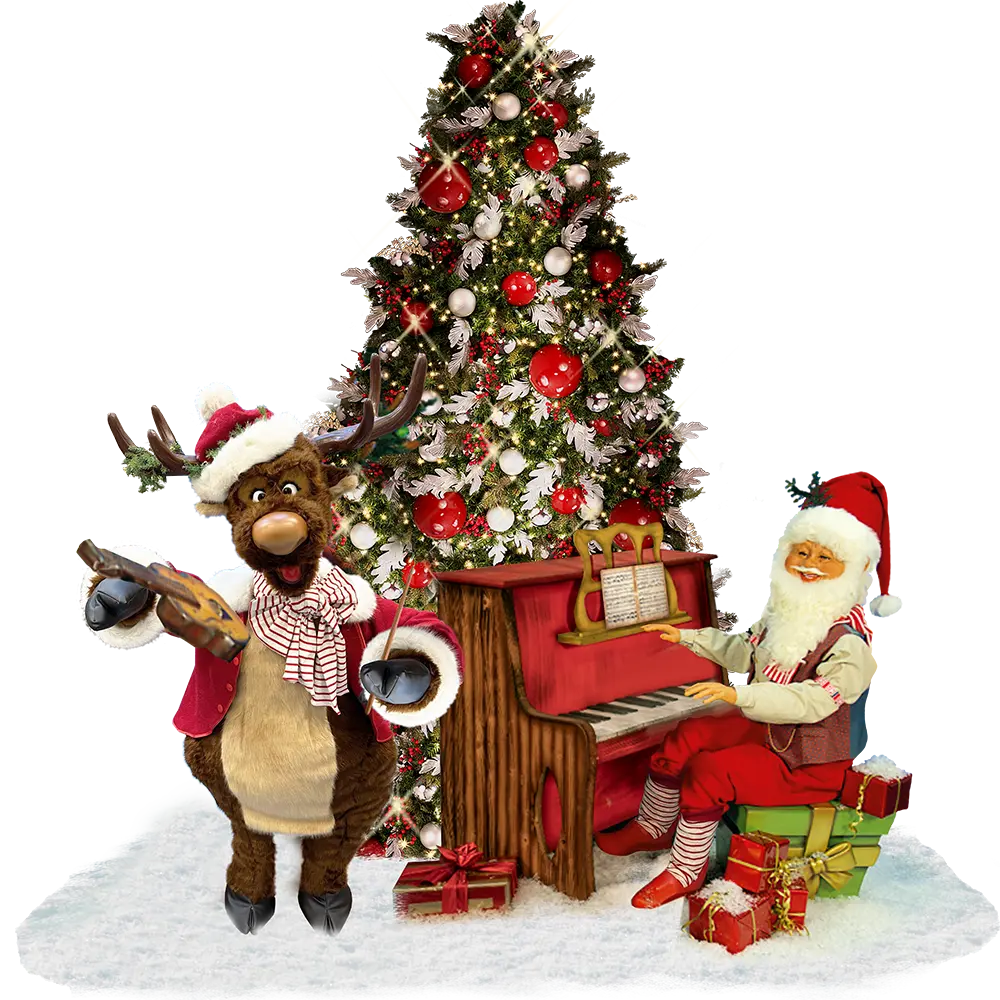 L'heure du piano du Père Noël - Automates - Sur Mesure Spectacles