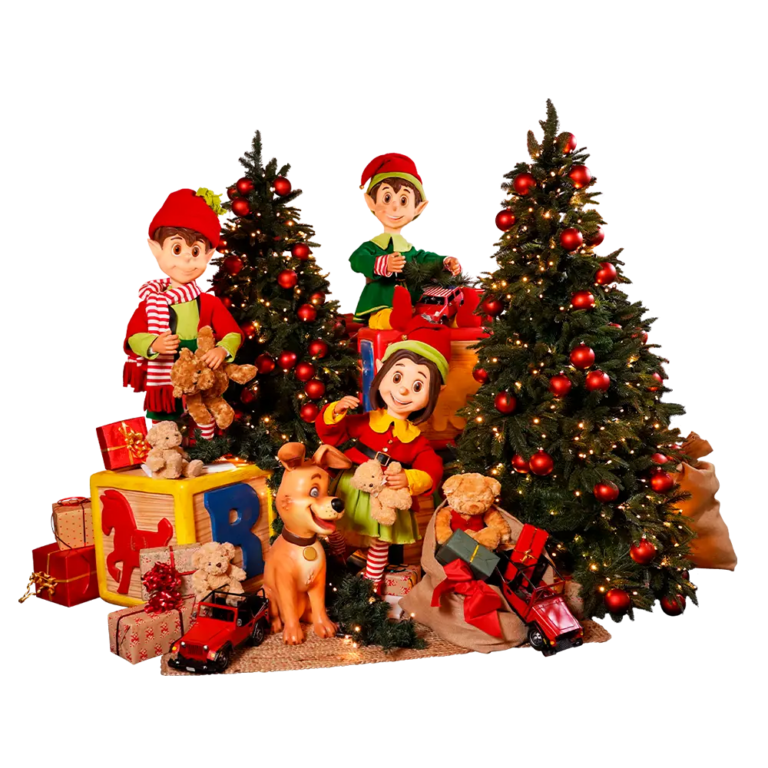 Scène Les Lutins - Automates - Sur Mesure Spectacles