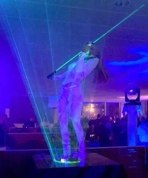 Laser violin show - violoniste - Sur Mesure Spectacles