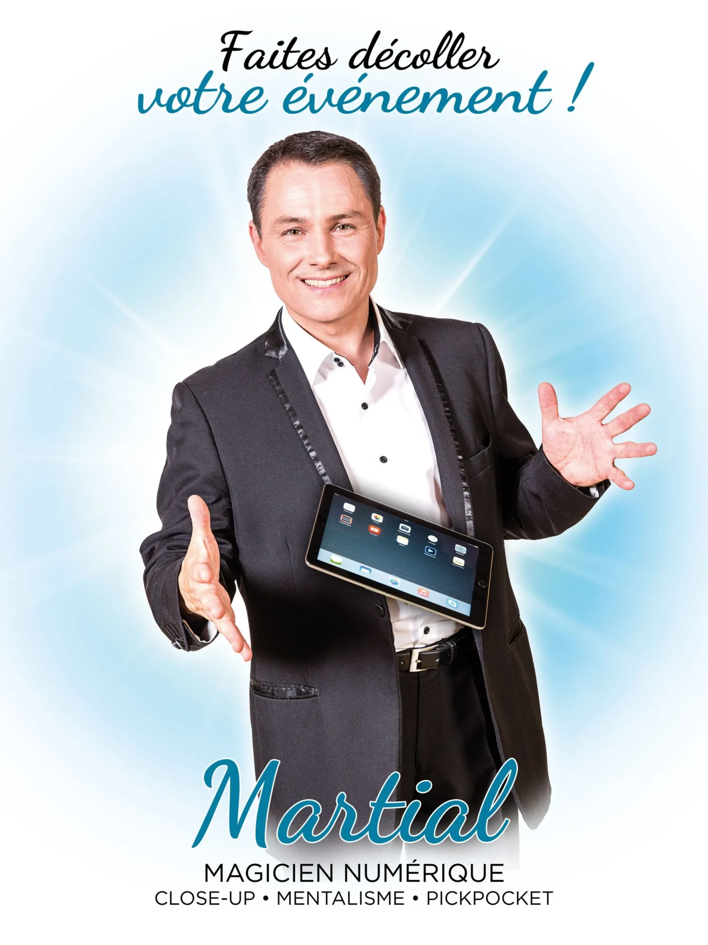 Martial - Le magicien numérique - animations - Sur Mesure Spectacles