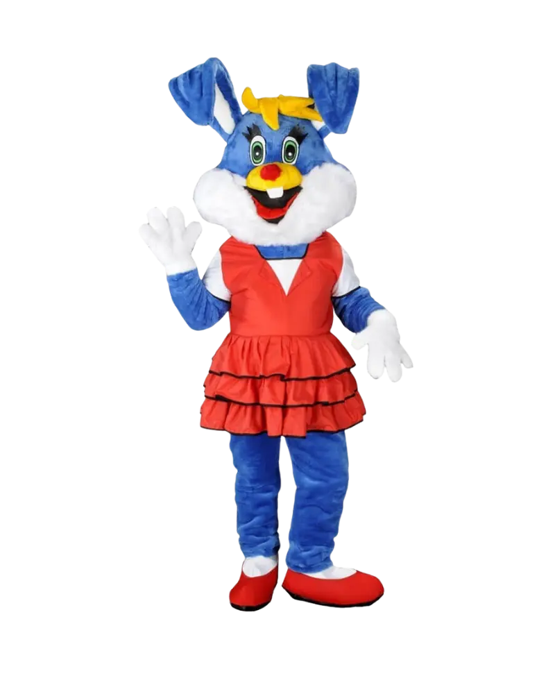 Lapin bleu - Mascotte - Sur Mesure Spectacles
