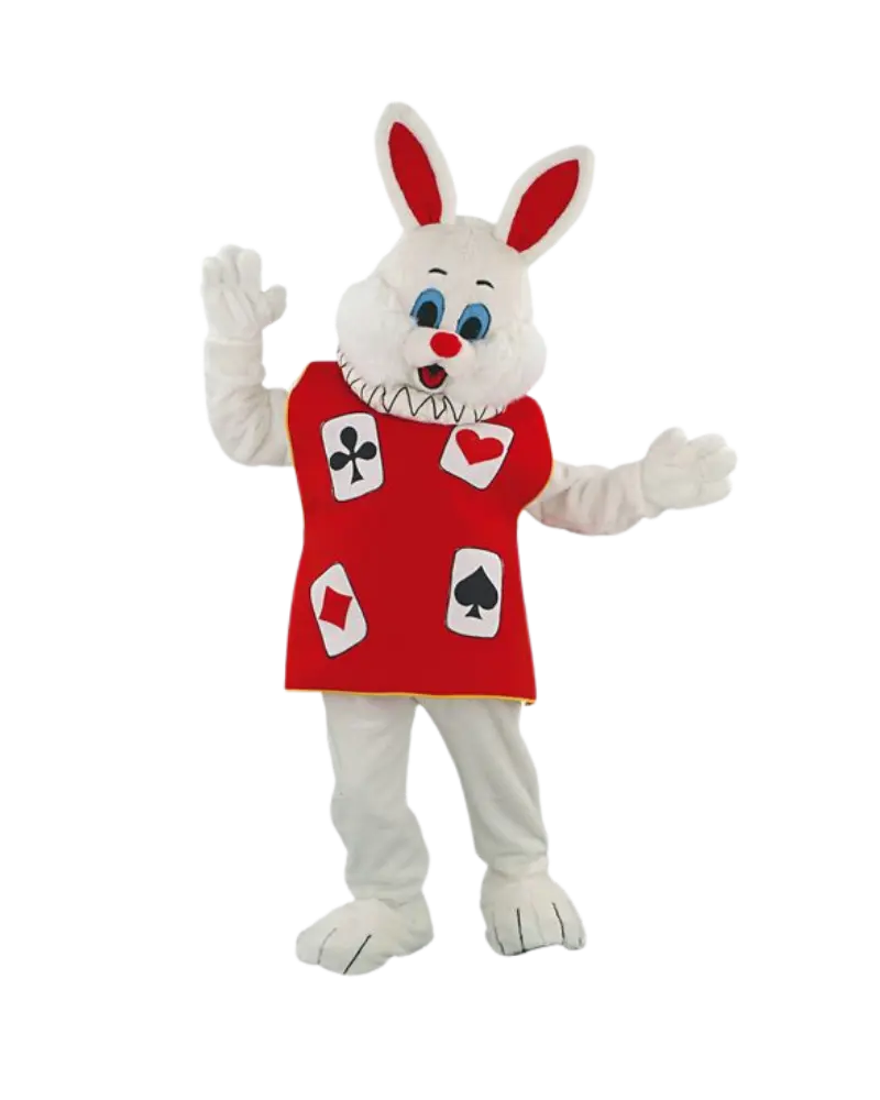 Lapin Jeu de cartes - Mascotte - Sur Mesure Spectacles
