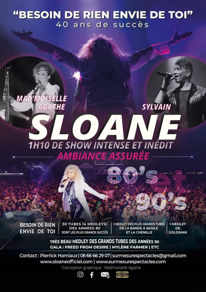 Concert Sloane - Sur Mesure Spectacles