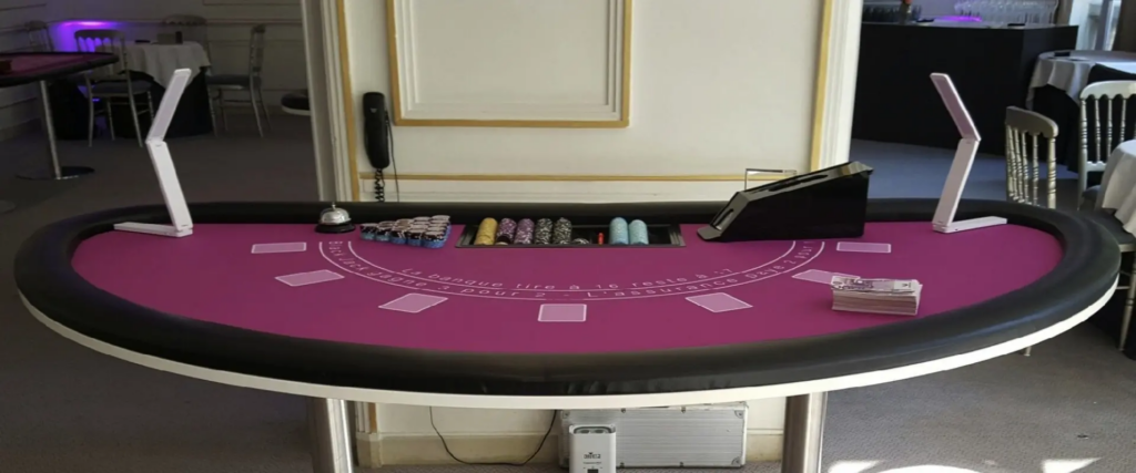 Table de black jack - Casino - Sur Mesure Spectacles
