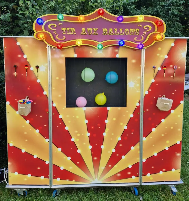 Tir aux ballons - Jeux forains - Sur Mesure Spectacles