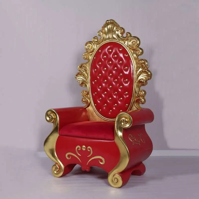 Trône de noël - Location mobilier & décorations - Sur Mesure Spectacles