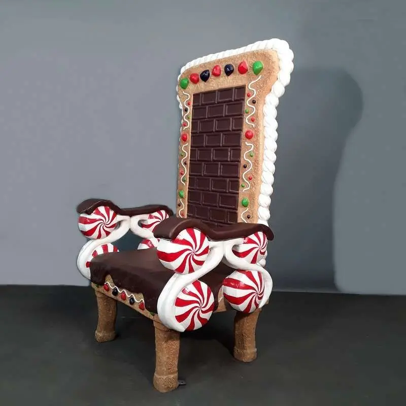 Trône pain d'épice - Location mobilier & décorations - Sur Mesure Spectacles