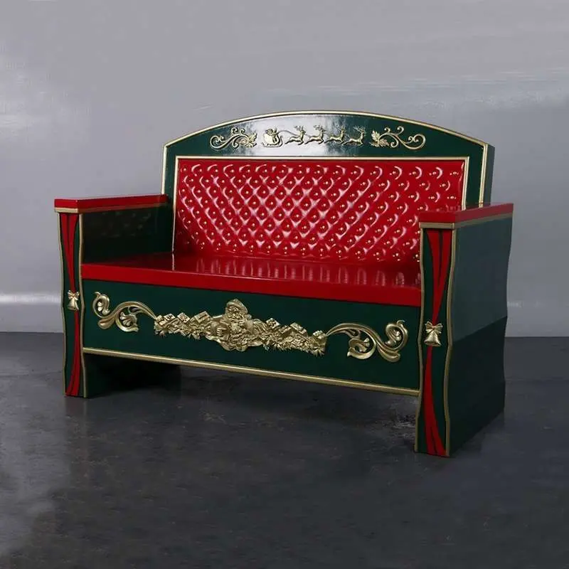 Banc de noël - Location mobilier & décorations - Sur Mesure Spectacles