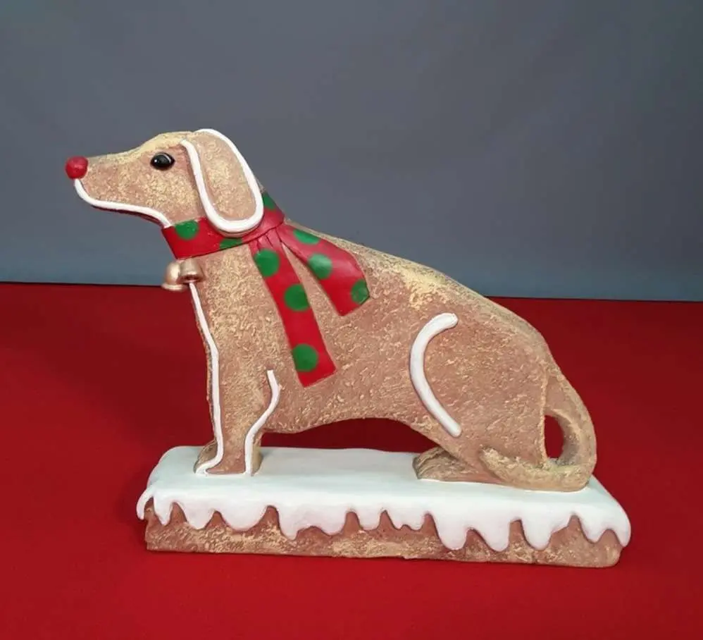 Chien Pain d'épice - Location mobilier & décorations - Sur Mesure Spectacles