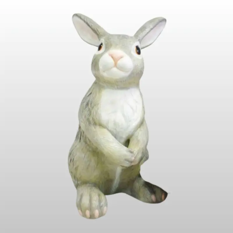 Lapin géant gris - Location mobilier & décorations - Sur Mesure Spectacles