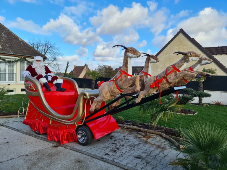 Le Traineau du Père Noël - Spectacle fixe et déambulatoire - Sur Mesure Spectacles