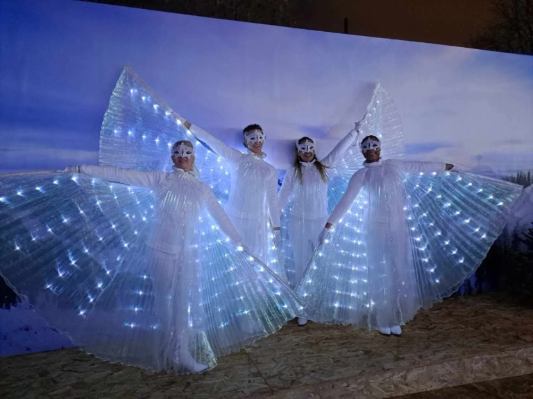 Les Fées Lumineuses - Spectacle fixe et déambulatoire - Sur Mesure Spectacles