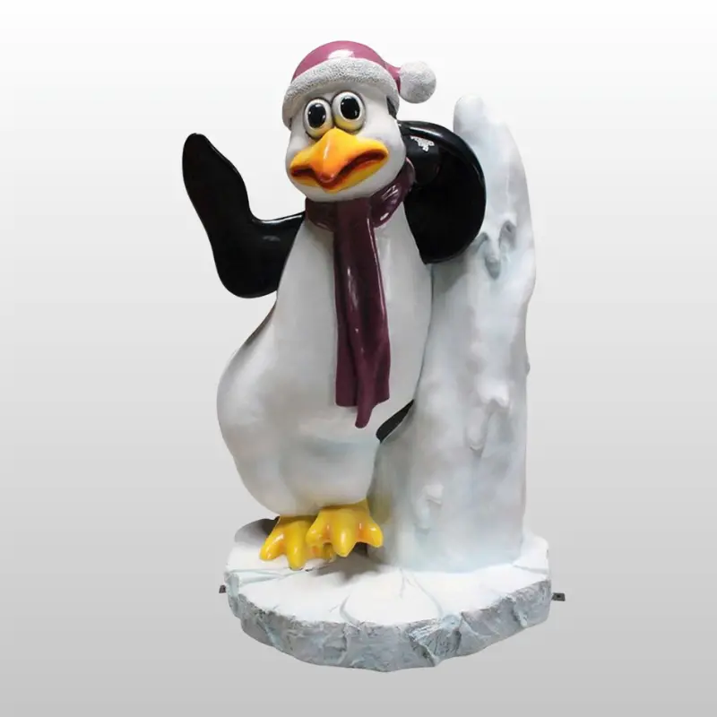 Pingouin avec iceberg - Location mobilier & décorations - Sur Mesure Spectacles