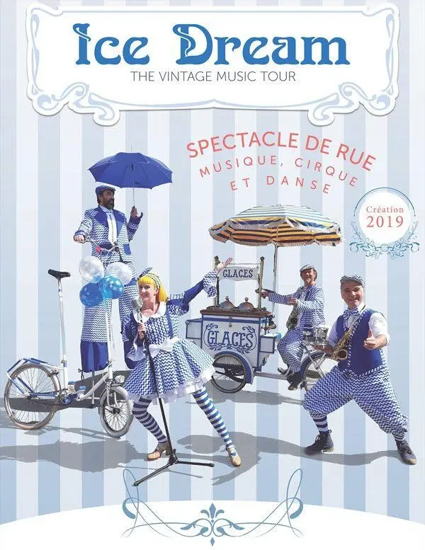 Ice Dream - Spectacle fixe et déambulatoire - Sur Mesure Spectacles